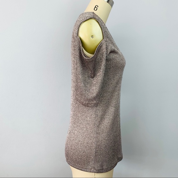 Bar III Cold Shoulder Top - Picture 5 of 8